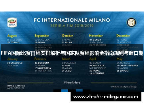 FIFA国际比赛日程安排解析与国家队赛程影响全指南规则与窗口期 FIFA国际比赛日程安排解析与国家队赛程影响全指南规则与窗口期